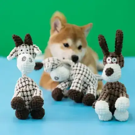 Plush Dog Toys Corduroy