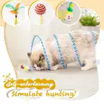 Spiral Tunnel Self-play Cat Toy😸