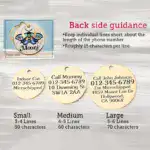 Personalized Pet Collar Name Tag