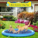 Refreshing Dog Sprinkler Pad - Image 2